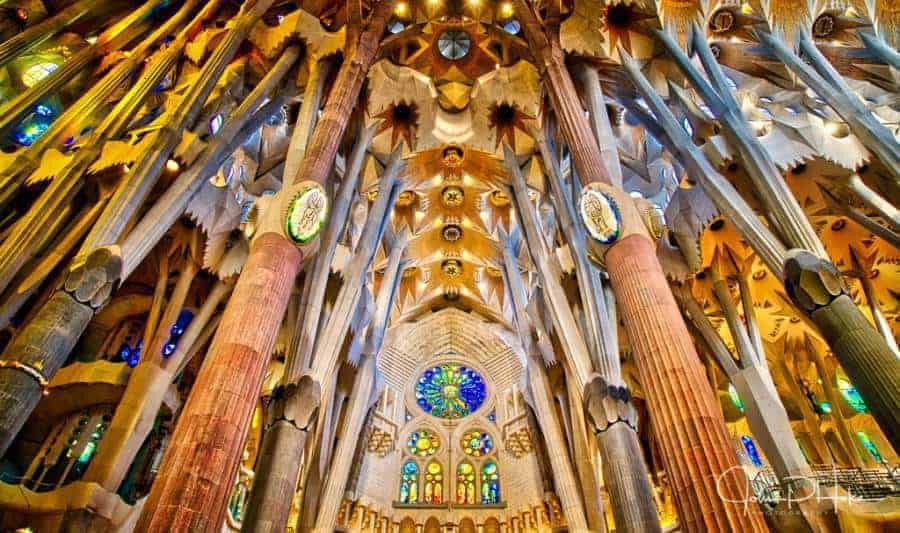 Sagrada Familia - Looking up