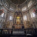 HDR Image of the altar inside the Duomo di Milano, Milan, Italy