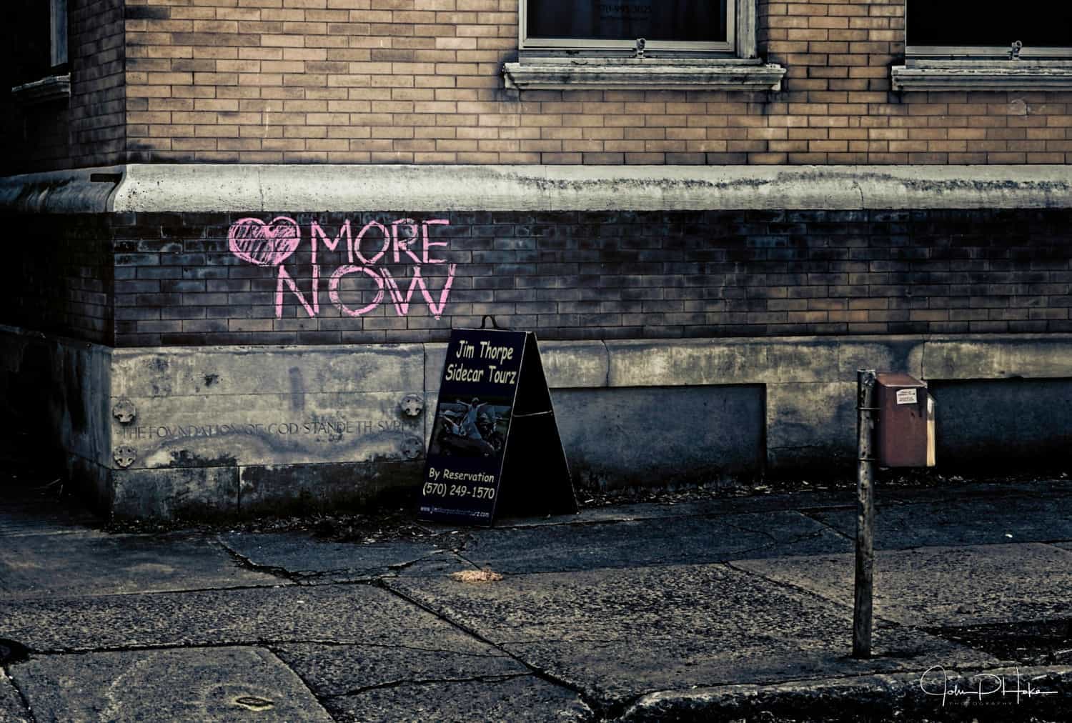 Love More Now! Jim Thorpe Street Graffiti