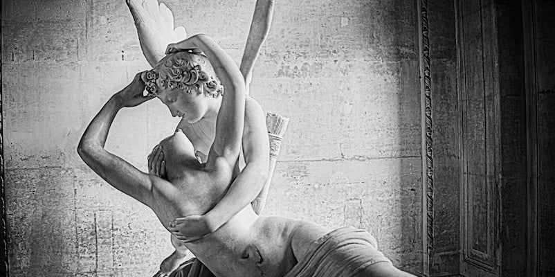 Paris - The Louvre - Psyche Revived by Cupid's Kiss