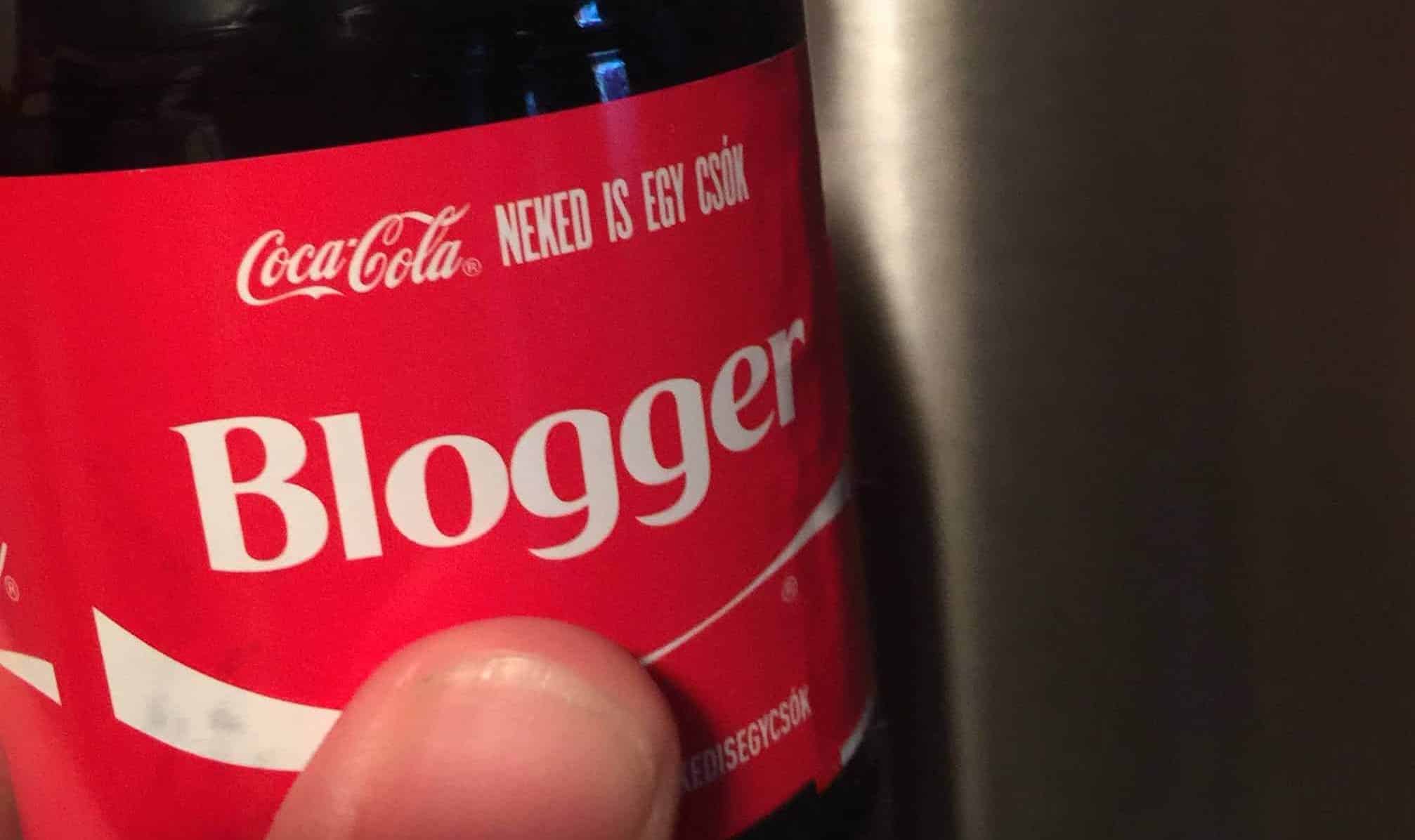 Share a Coke with a Blogger - Hungarian Coke Bottle