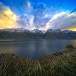 Sunset over the Remarkables, New Zealand