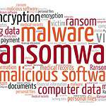 Ransomware terms tag cloud