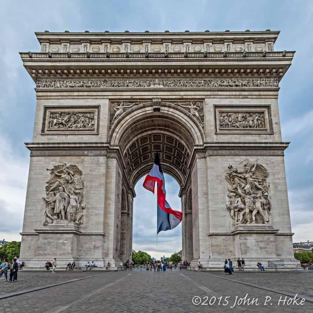 Arc de Triomphe and Tricolors II