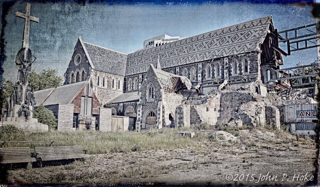 Christchurch Cathedral Distressed