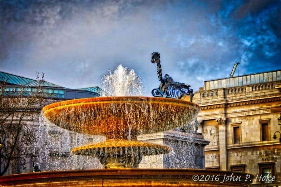 Trafalgar Square Fountain-20160124-john-p-hoke